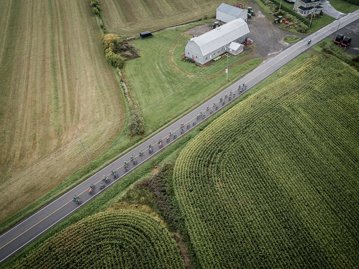 Peloton du 300 km pour la vie